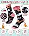 Skicuff 6 Pairs Veterinary Socks for Women Men Novelty Veterinarian Cotton Crew Socks Veterinary Week Gift for Pet Doctor Vet Tech