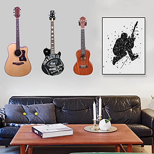 Support Mural Pour Guitare, Support Mural Pour Ukulélé Pour Guitare en Bois Dur Zèbre,Crochet Mural Pour Cintre Pour… - Les Beatles, Paul McCartney, John Lennon, RIngo Starr, George Harrison Support Mural Pour Guitare, Support Mural Pour Ukulélé Pour Guitare en Bois Dur Zèbre,Crochet Mural Pour Cintre Pour… – Image 7