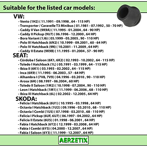 AERZETIX - C66191 - SPI Kurbelwellendichtung, kurbelgehäuseentlüftung - einbauseite: zylinderkopfhaube - kompatibel mit Audi, Seat, Vw, Skoda 028103500, 069103500