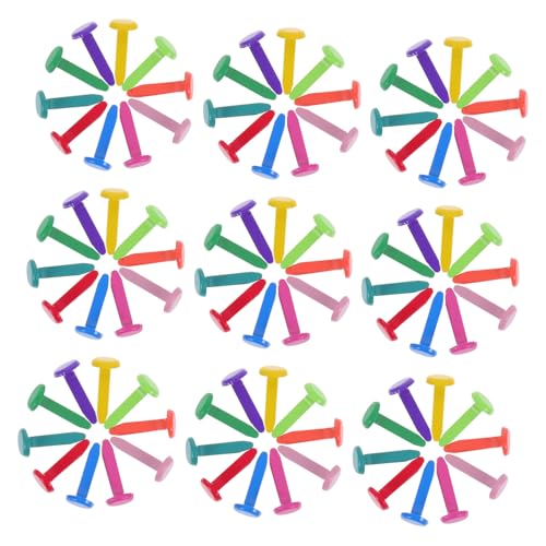 NAMOARLY Craft Brads 350pcs Split Leg Fasteners Metal Fasteners Double Prong Perfect for DIY Decor