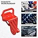 2025 Upgraded Shipping Container Jack Lug, Heavy Duty Shipping Container Booster Lifter with Portable U-Shape Handle, Shipping Container Accessories Attachment(Red)