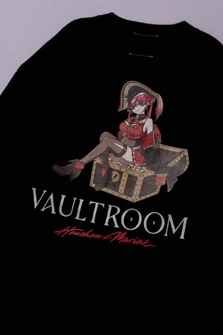 vaultroom 宝鐘マリン VR × MARINE HOODIE / BLK 【公式通販】