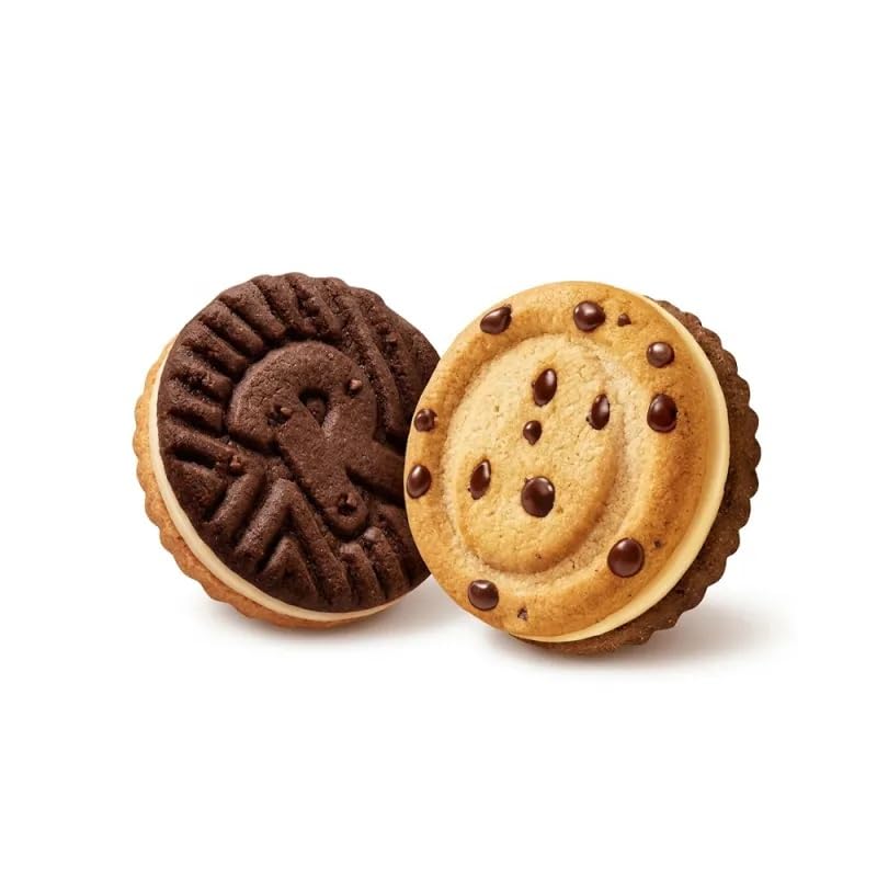 Ringo Gocciole Biscotti Ripieni Espositore 42 Monoporzioni da gr.27,5