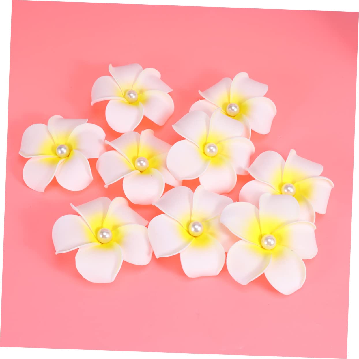 FOMIYES Juego De 3 Elegantes Horquillas De Novia Con Diseño De Frangipani Accesorio Para El Cabello Para Mujer Para Fiesta En La Playa 8 Unidades X 3