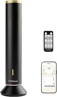 New Upgraded Waterless Scent Oil Nebulizer – Smart App & Remote Control, Covers Up to 4000 Sq Ft, Quiet Aroma Diffuser for Home, Hotel & Office, Up to 20H Runtime, 360° Light & Timer