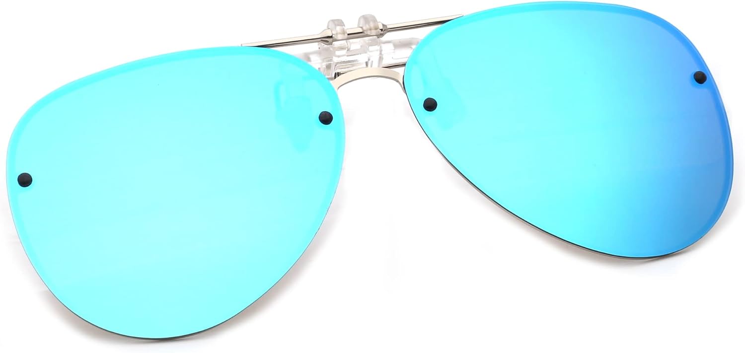 JM Retro Clip on Aviator Sunglasses, Polarized Flip Nigeria Ubuy - Main Image
