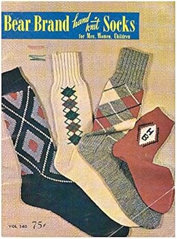 HAND KNIT SOCKS for Men, Women, Children (Bucilla, Bear Brand, Fleisher Vol. 340