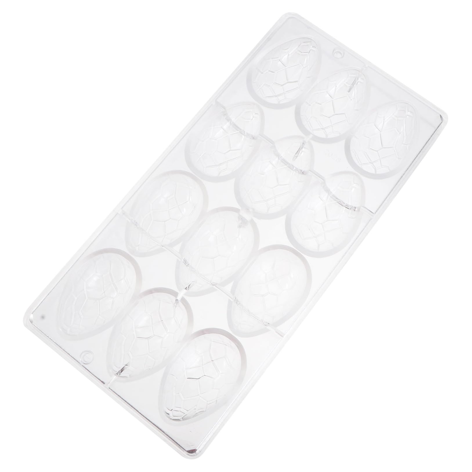Alipis 3 Piezas Molde Para Hornear Chocolate Molde De Chocolate De Galletas De Pascua Huevo s De Cocina s De Frutas s De Helado Pegajoso Transparent El Plastico