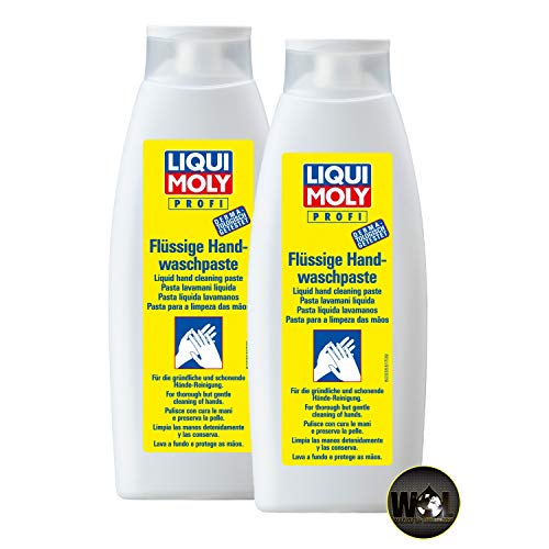 WOL Original Classic Hand Cleaner - Liqui Moly 3355 Hand Cleaner Natural to Skin - Simple Hand Wash Smooth Gel Formula – Hand Wash for Sensitive Skin – Skin Care (2 UNIT)