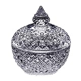 Spécification : WNDUOKXH Pot de rangement en verre pour centre de table mariage, durable et multifonctionnel, idéal pour des bonbons, des bijoux, biscuits articles salon.