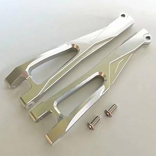 for Arrma 1/8 Kraton Outcast Talion Notorious 6S AR330218 Aluminum Front Upper Suspension Arms Silver