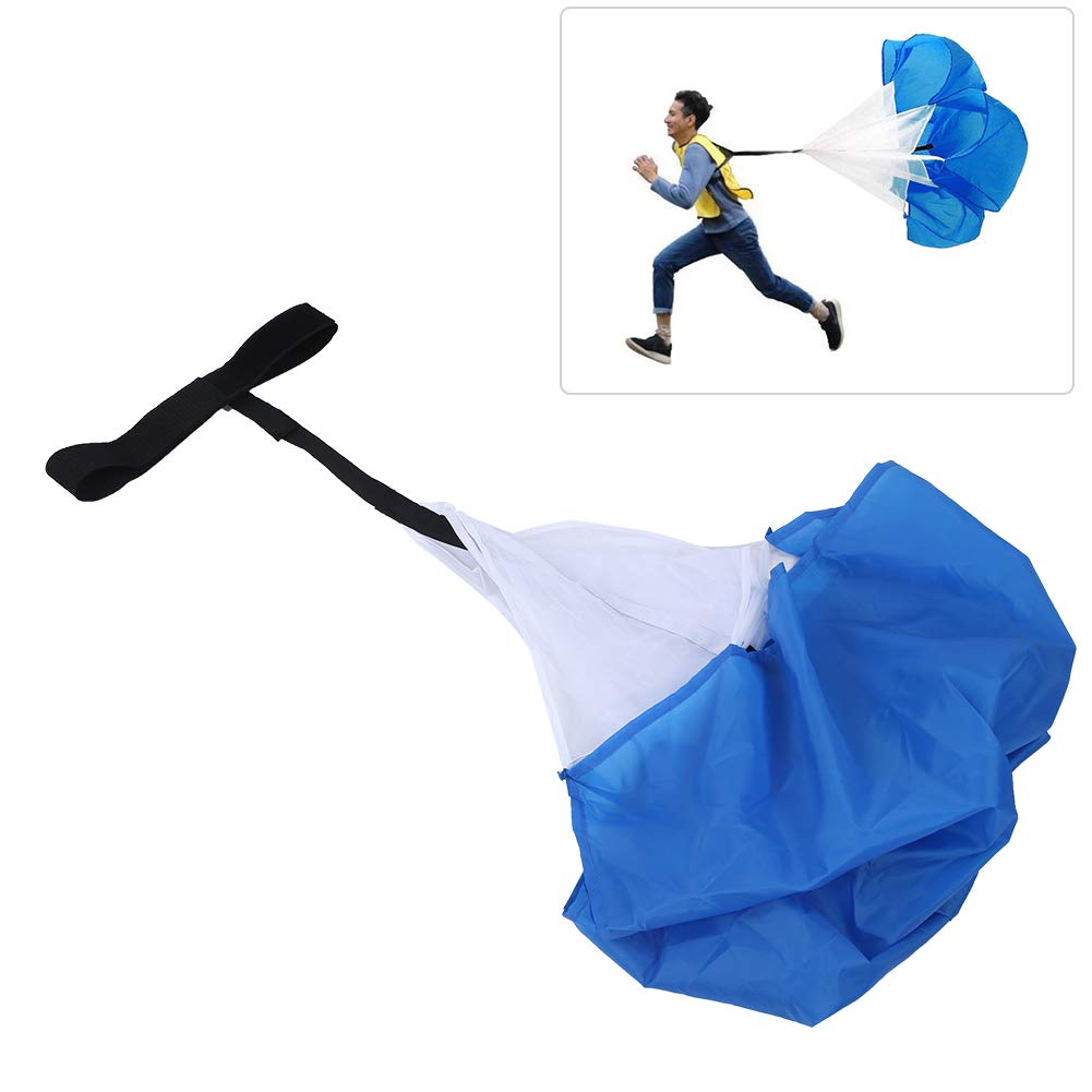 Strumento di Allenamento per la velocità del Paracadute di Resistenza Regolabile per Bambini per la Corsa di Perforazione di Calcio - Resistenza di 5-15 kg, Cintura