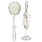 Set of 2 Crystal Stemware & Goblet Glass Cleaning Brush Kit - Non-Scratch Foam Wine Glass Brushes for Washing Glasses, Decanter, Mug, Stemware - for Home, Restaurant, Bar, Hotel - by FryOilSaver Co.