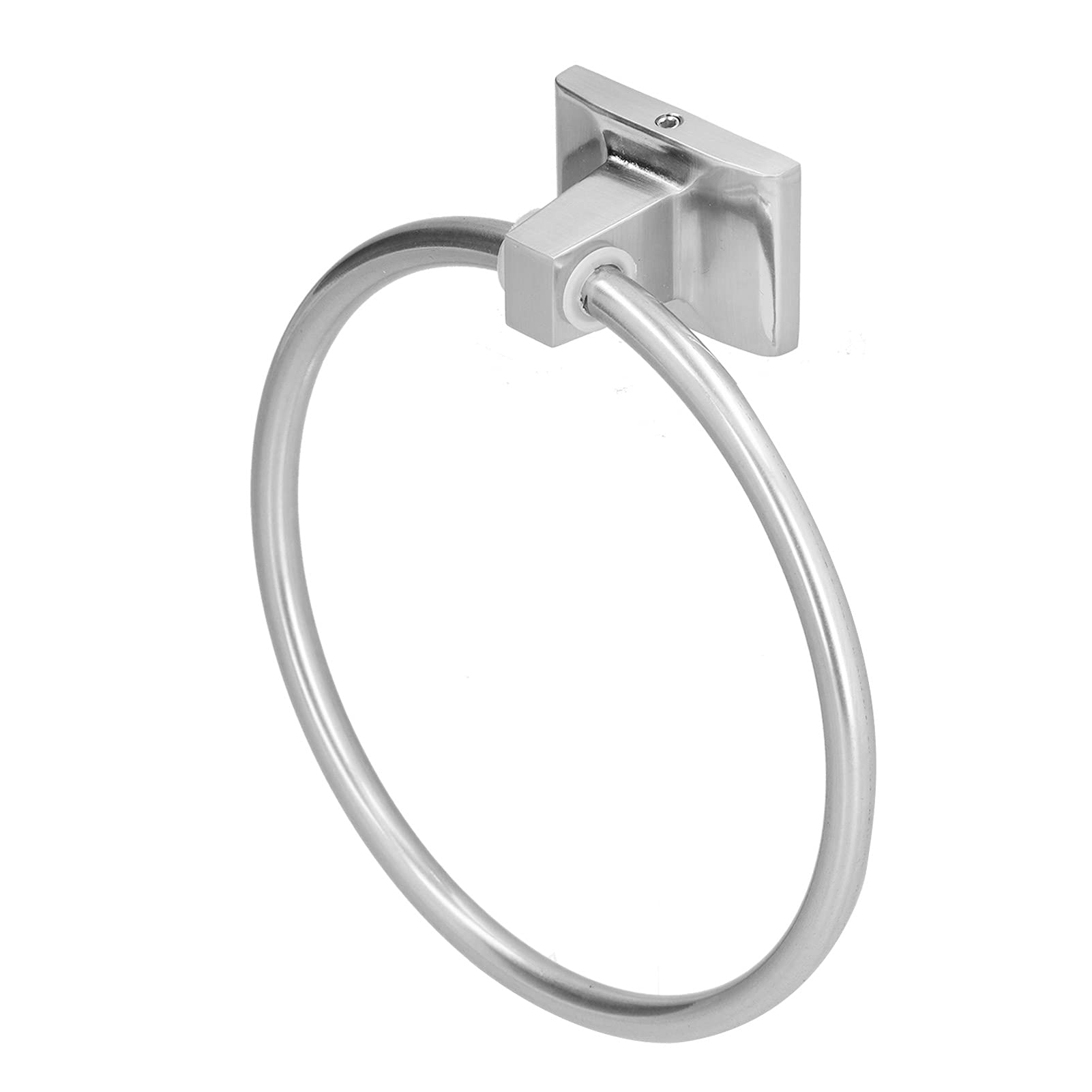 Toallero de acero inoxidable cepillado, moderno toallero de pared para toallas de mano, elegante y duradero, para decoración del hogar
