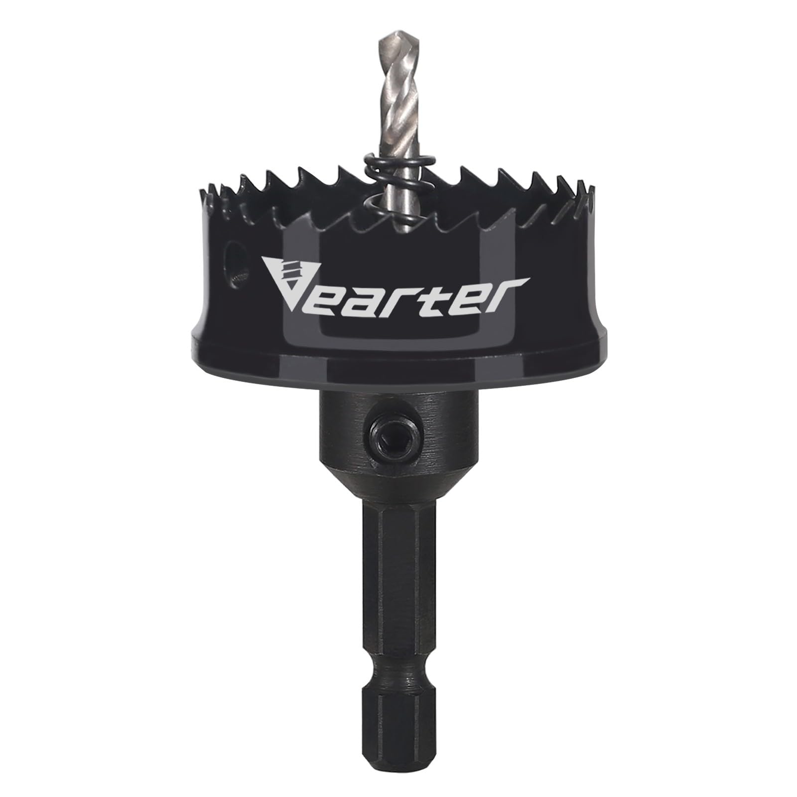 Vearter 38mm Bi-Metal Hole Saw 1/4 Inch Hex Shank, M42 Bimetal Hole Saw, Thin Wall Cobalt Drill Hole Cutter with Arbors for Wood, Sheet Metal, Copper, Plaster, PVC, Steel Plate, Drywall — image 1