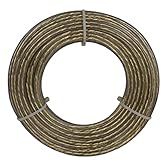 Corderie Italiane 006001300 Filo stendibiancheria acciaio ottonato trasparente 5 mm - 20 mt