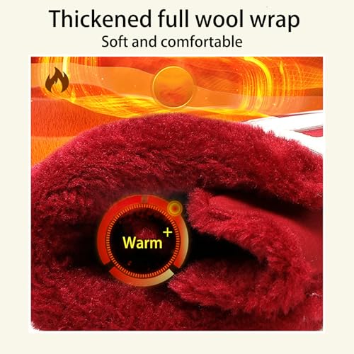 Kids Hiking Winter Snow Boots, Minimalist Warm Waterproof Barefoot Shoes, Non-Slip Wide Toe Box Walking Sneakers3