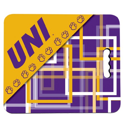 VictoryStore Outdoor Seat Cushions - University of Northern Iowa Stadium Seat Cushion - Squares Design