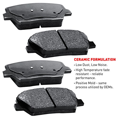 Image of R1 Concepts Front Brake Kit Fits 2014-2021 BMW i3| Ceramic Pads, Blank Rotors| Sensor Wire| 11.0 inch Front
