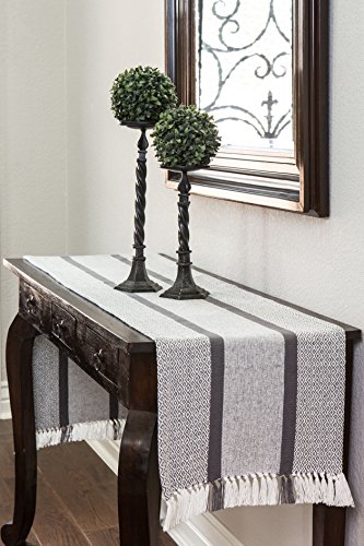 image for Sticky Toffee Cotton Table Runner 72 inches Long for Kitchen or Dining