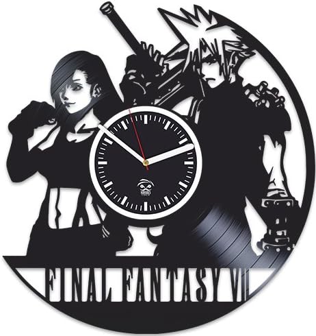 Kovides Fantasy Clock, Online Game, Best Gift for Gamer, Vinyl Record Clock, Birthday Gift for Him, Vinyl Wall Clock, Home Decor, Comics Art