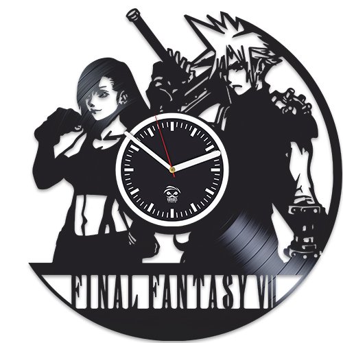 Kovides Fantasy Clock, Online Game, Best Gift For Gamer, Vinyl Record Clock, Birthday Gift For Him, Vinyl Wall Clock, Home Decor, Comics Art #TOP18