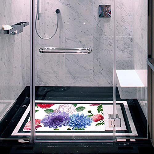Tapis de douche antidérapant à ventouses et drainage efficace 40x70 - 7