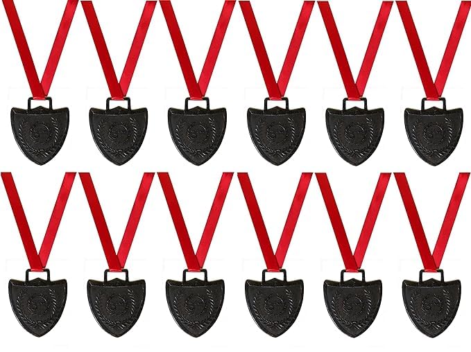 BE TREND Shield Shaped Medals for Sports Competetion Medals/Functions Medals/Throw Ball Medal/Cricket Medals/Volley Ball Medals (Set of 12 PCS Medals & TAG_, Brown) (B0CR7J7RGR) Amazon Price History, Amazon Price Tracker