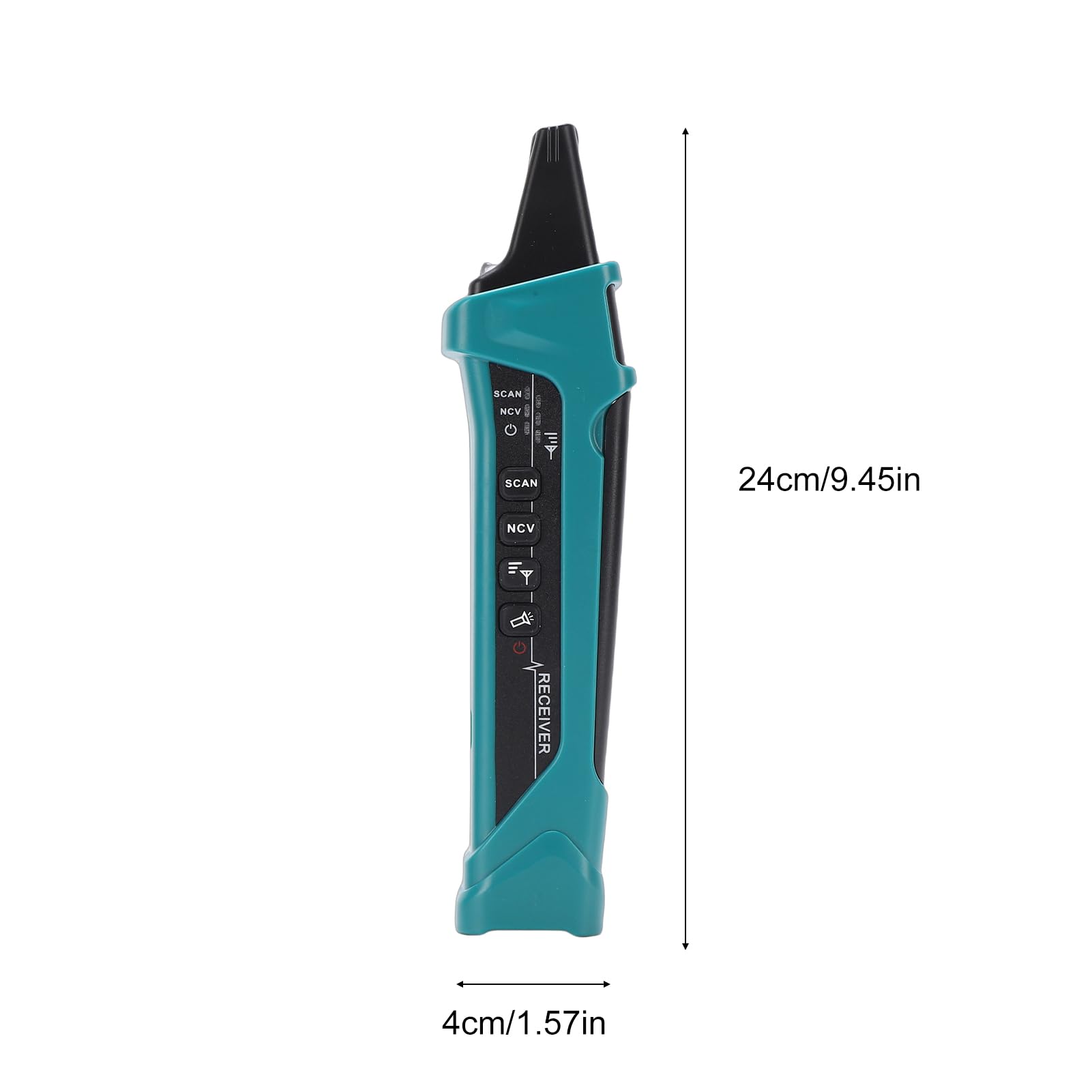 Eujgoov Kit di Strumenti per Tester Elettrici per Prese GFCI per la Ricerca di Interruttori Automatici con Test NCV, Custodia per il Trasporto e Adattatore per Torcia (Spina europea 220 V)
