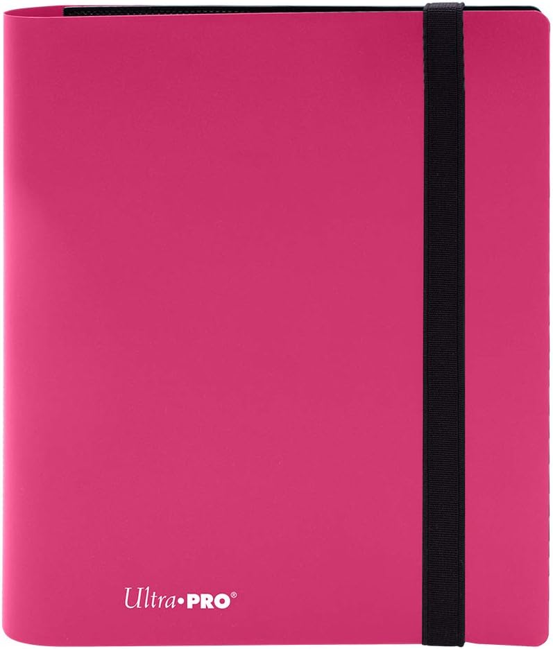 Ultra Pro E-15384 Eclipse 4 Pocket Pro Binder-Hot Pink