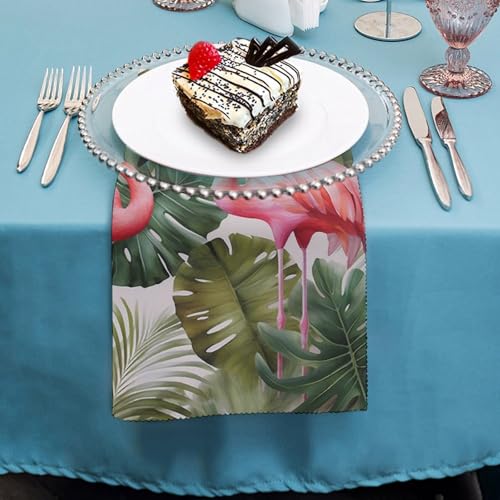 Servilletas de Tela Flamingo Palm Trees 4 Piezas miniatura 4