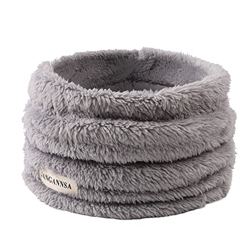 Image of JANGANNSA Fleece Kids Scarf - Warm Winter & Autumn Neck Warmer for Boys & Girls 1-6Y