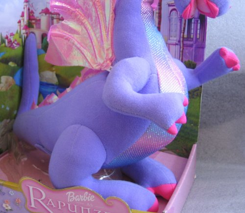 Barbie Rapunzel Sprechender PENELOPE Drache ca. 34,8 cm hoch (2002) – Bild 4