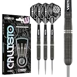 WINMAU Darts Callisto 26g 90% Professional Tungsten Steel Tip Darts Set with Dart Flights and Dart Shafts (Stems)