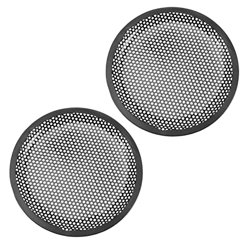 Happyyami 2Pcs Speaker Grill Mesh Protector for Outdoor Speakers and Car Audio Accessories Prevents Enhances Durable Design
