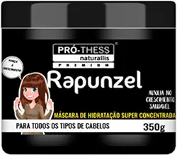 Máscara de Hidratação Rapunzel 350g Ultra Concentrada para Cabelos Fracos e Quebradiços Restaura e Revitaliza Promovendo Crescimento Capilar Saudável