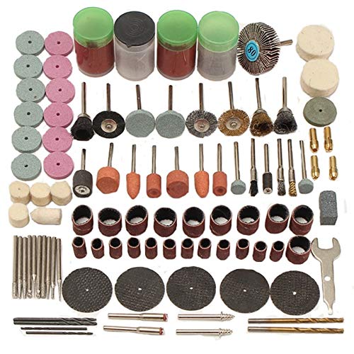 Generic 161pcs Mini Drill Multi Rotary Tool Accessories Set Grinding Polishing Kits for micro drill rotating polishing