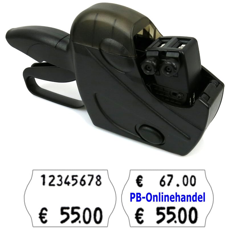 Preisauszeichner Set UNO S14 8+6-stellig 6600 Etiketten weiß ablösbar