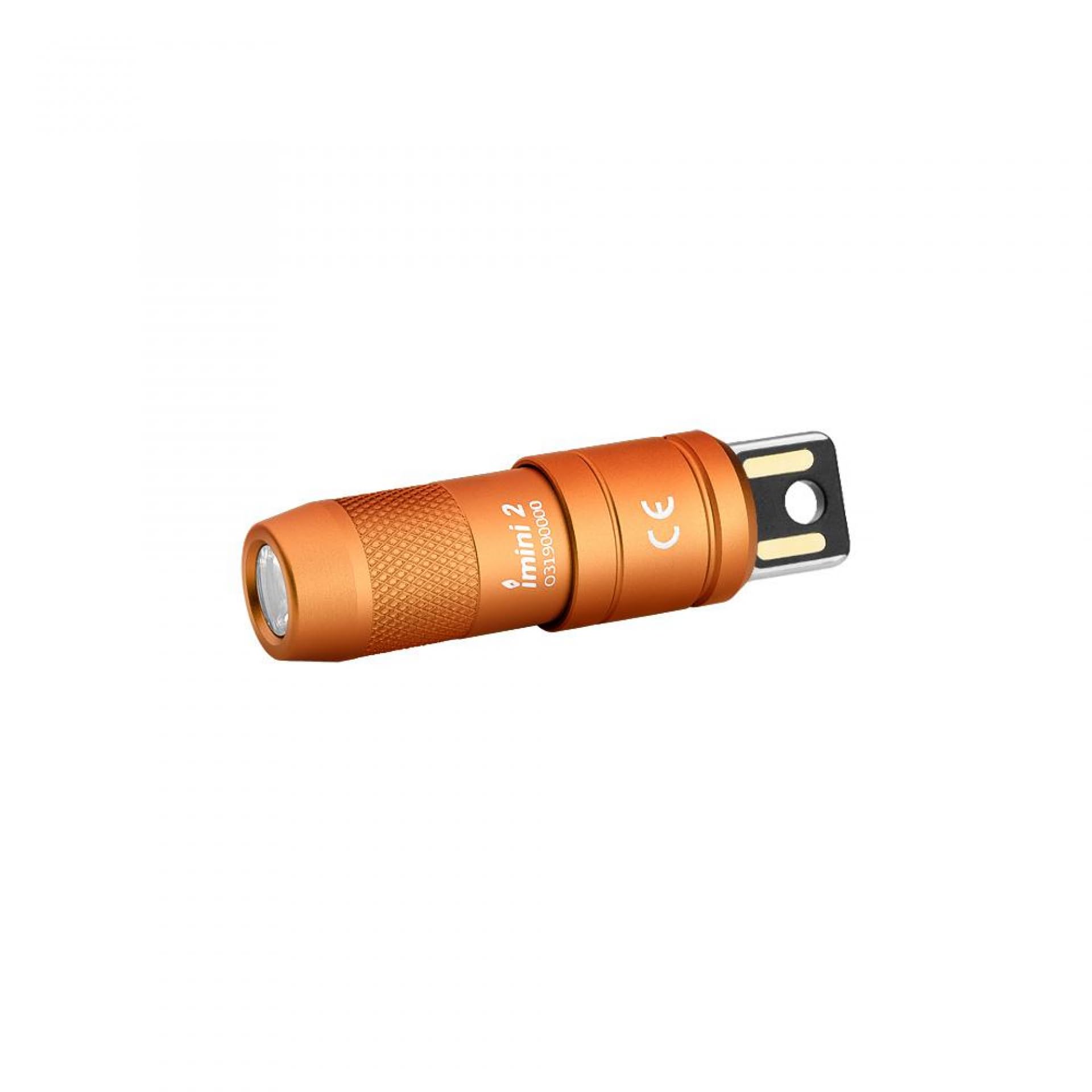 OLIGHT IMINI 2 Lampe de poche porte-clés rechargeable minuscule, 50 lumens, mini lampe de poche portable à dégagement rapide avec base magnétique, lumière d'activation instantanée pour EDC et urgence