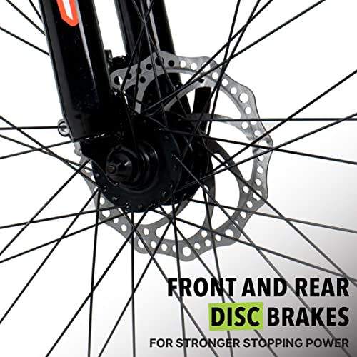 Image of CULTSPORT Dauntless 27.5 inch Black Single Speed Mountain Bike with Free Cycling Event, Diet Plan & Ride Tracking App (16.5 Inch Frame, Ideal for Unisex)