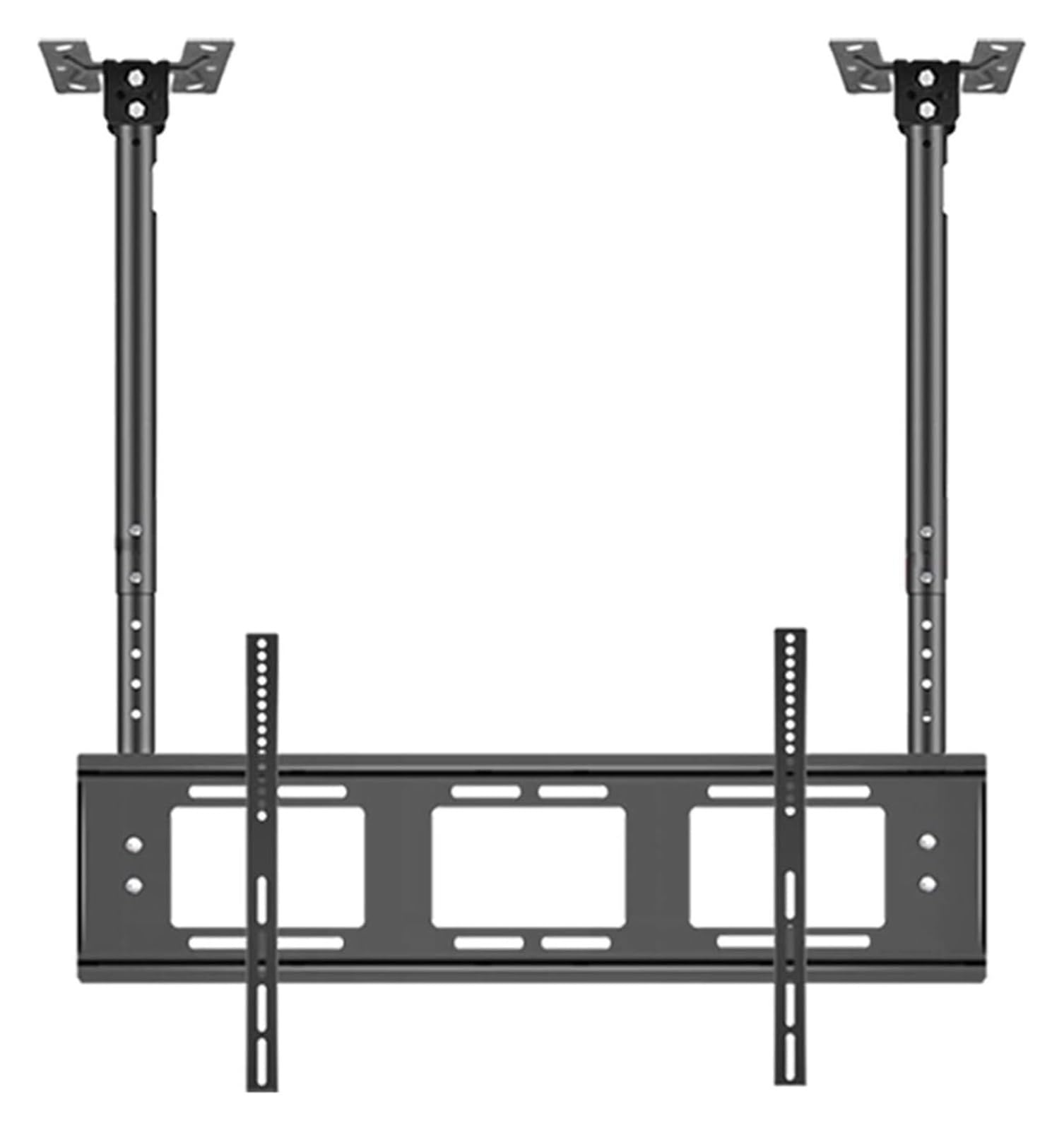 Support TV plafond double poteau pour écran LED 50 à 100 pouces