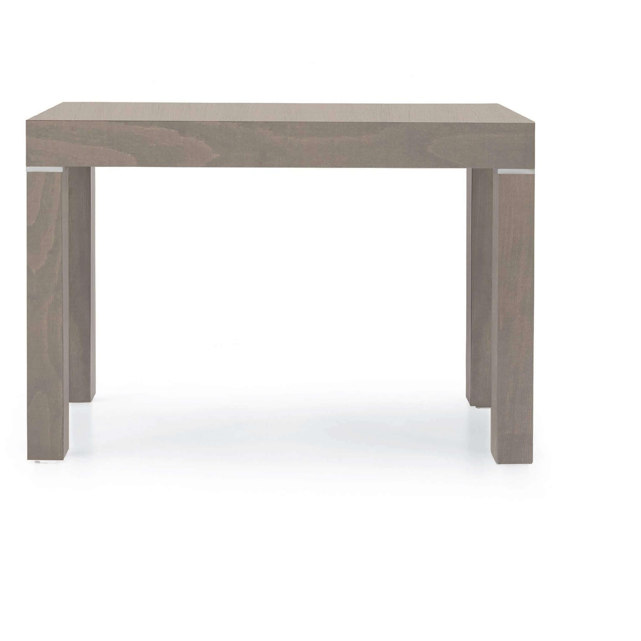 milani home Tavolo da pranzo Allungabile Tavolo da pranzo allungabile con Consolle Tortora  cm 90x50/100/150/200/250/300 h 75, con 5 prolunghe da 50 cm