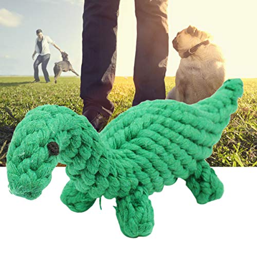 ViLLCASE Brinquedo de mastigar de corda de algodão para cães para limpeza de dentes, treino de mordi