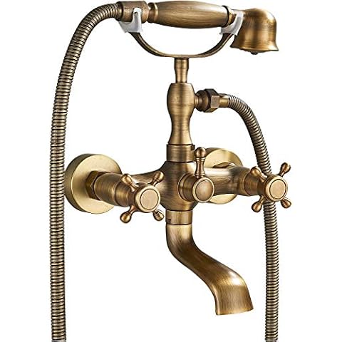 ROZIN 1-FDH Brass Bathtub Set with Shower Head Cover