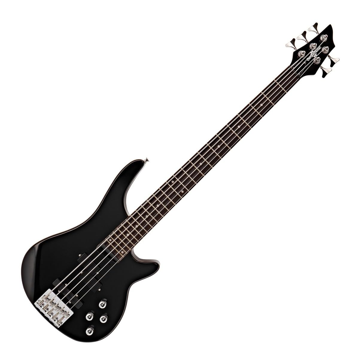 Basso a 5 Corde Chicago di Gear4music Nero