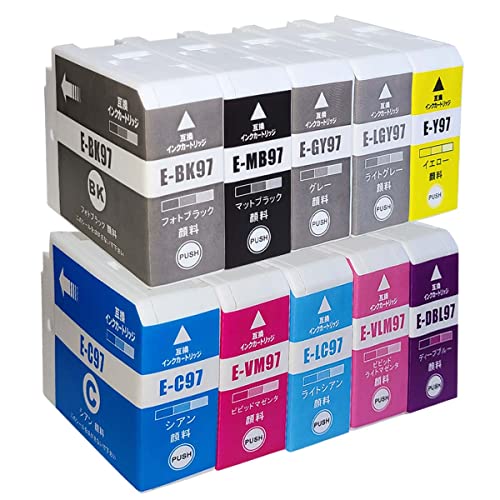 Epson インクカートリッジセット ICV97 ICB97 SC-PX1V Amazon.co.jp: 3年保証 IC10CL97 SC-PX1V 10色セット エプソン