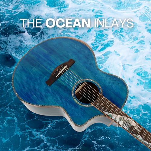 Image of S140C Ocean Grand Auditorium Acoustic Guitar For Beginners, Solid Spruce Top, Mahogany Back and Sides, Mahogany Neck, Rosewood Fingerboard, Ocean Inlay, Includes Padded Gig Bag.