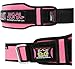 Pro Lifting Belt for Women - Black and Pink Weightlifting Support Belt - 5