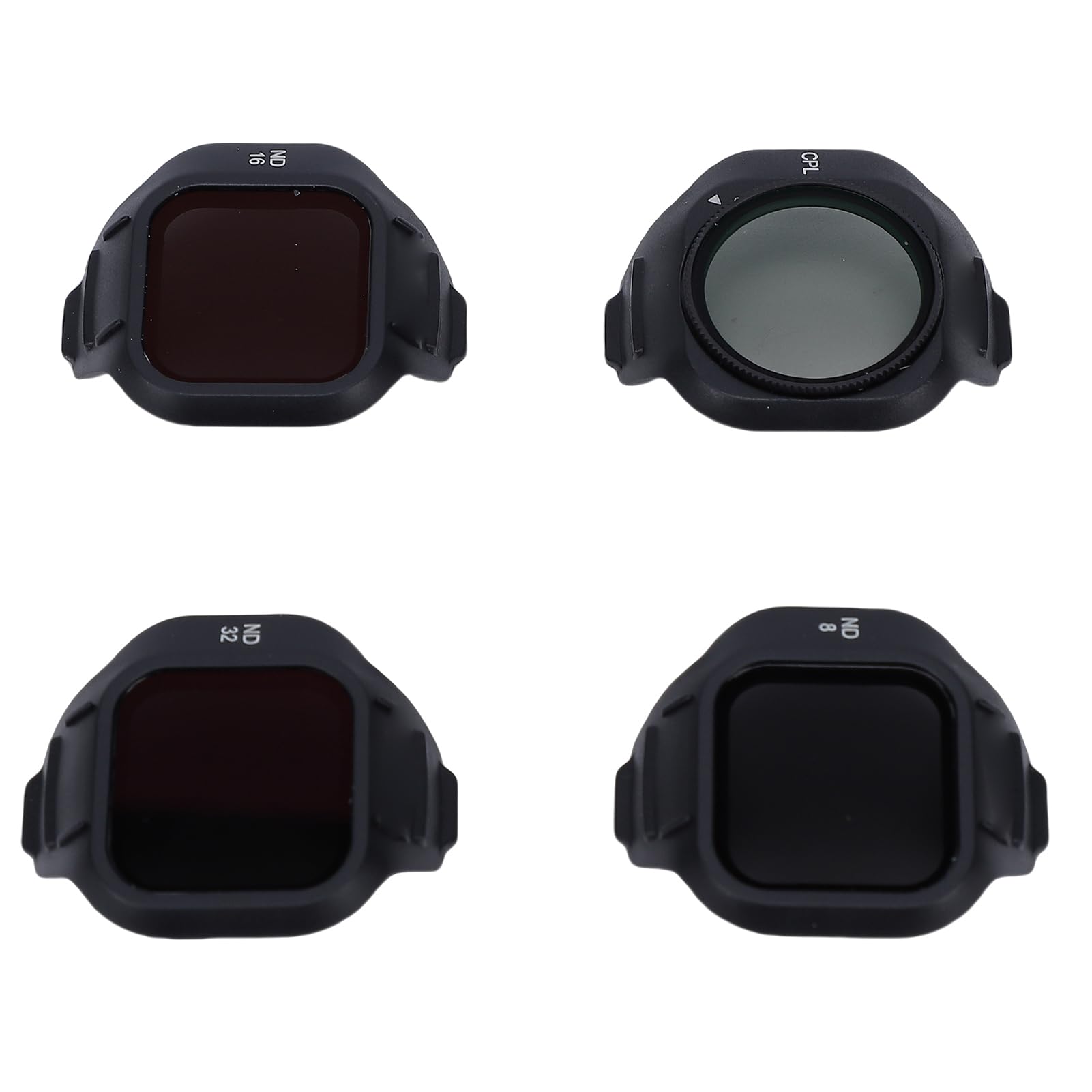 Jectse Juego de Filtros para Lentes de Drones, Filtros ND CPL con 3 ND ND8 ND16 ND32 y 1 Filtro CPL para Cámara de Drones MINI5 Pro