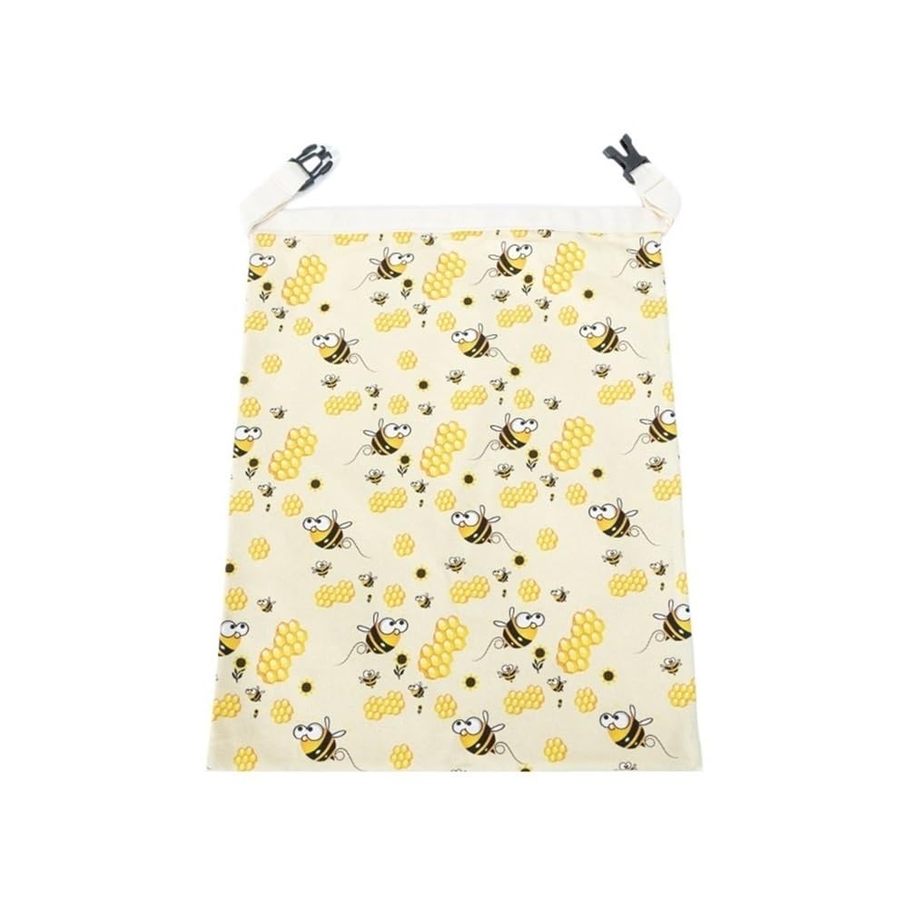 Beeswax Bread Keeper Bags - Eco-Friendly Reusable Food Storage Pouches for Freshness in Kitchen, Fridge, and Freezer